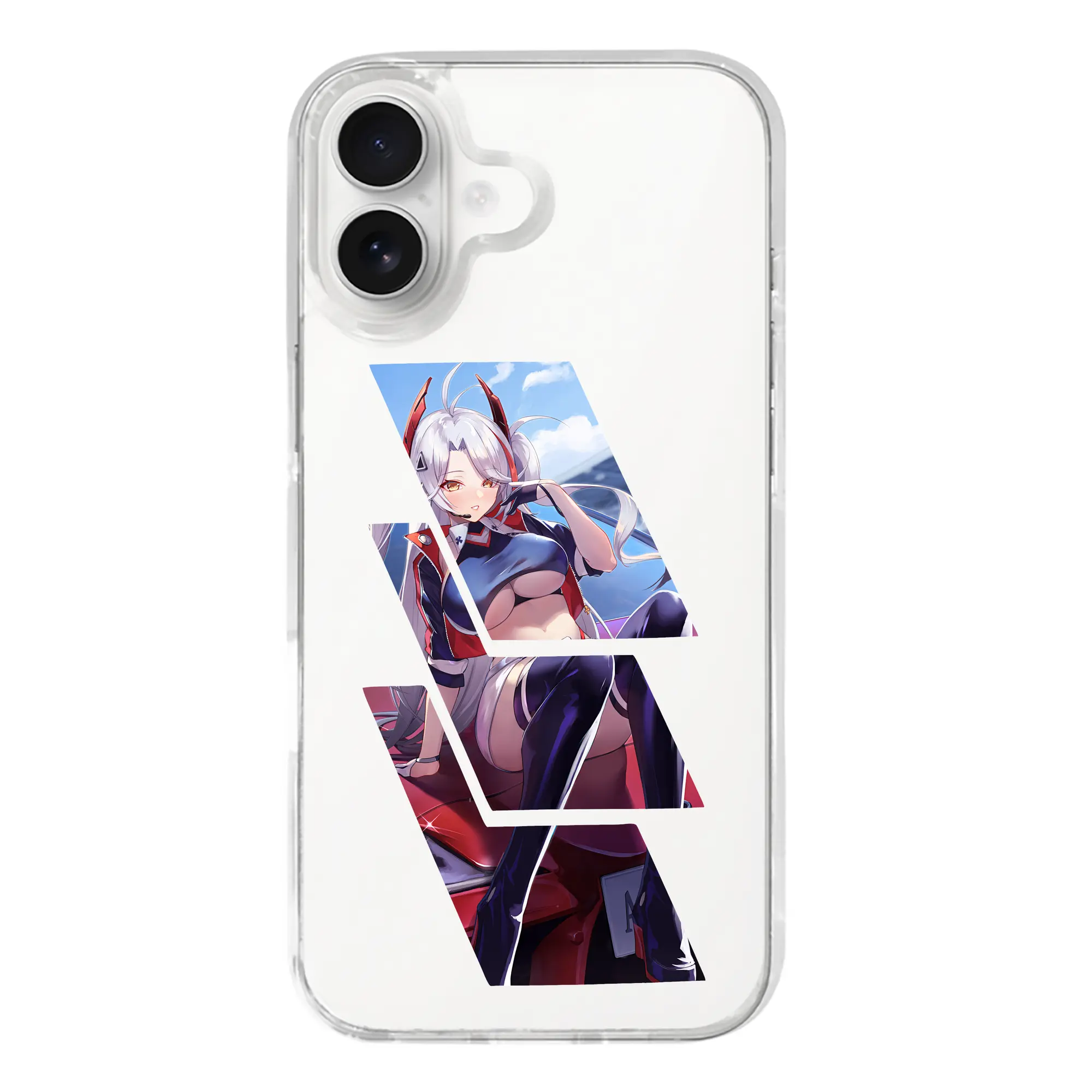 アズールレーン グッズ,プリンツ・オイゲン - iPhone 17シリーズ 透明スマホケース – 薄型・耐衝撃・精密フィット保護カバー